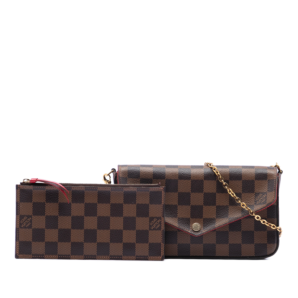 Pre-Loved Louis Vuitton Damier Ebene Pochette Felicie - Picture 8 of 8